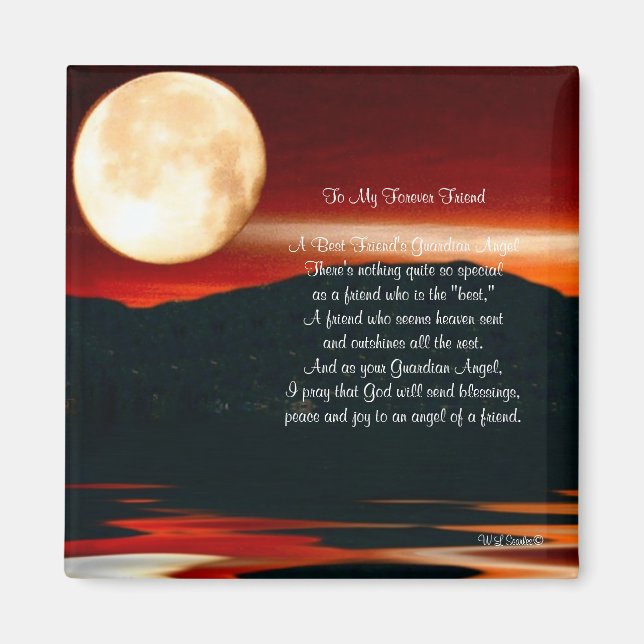 Íman Para o meu amigo do Forever - Magnet (Frente)