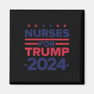 Íman Para O Sinalizador Trump 2024 Nurses Support Trump