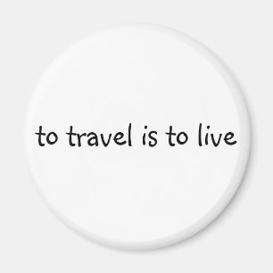 Íman Para o Viagem é ao vivo - citação simples de Vi