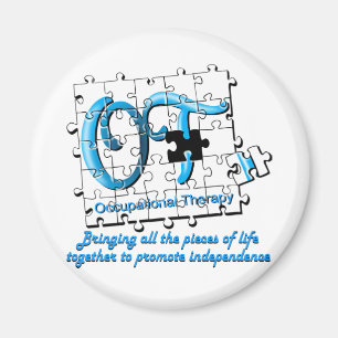 Íman para quebra-cabeça aqua