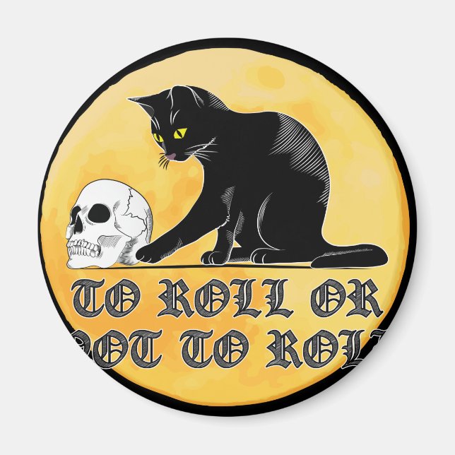 Íman Para Rolar Ou Não Rolar O Gato Shakespeare Com O C (Frente)