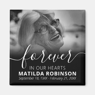 Íman Para sempre em nossa Foto Memorial do Coração