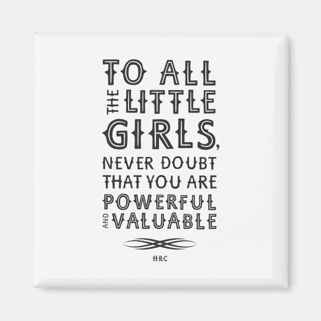 Íman Para todas as meninas (Magnet) (Frente)
