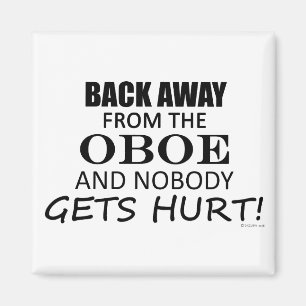 Íman Para trás longe do Oboe