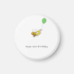 Íman Parabéns Abelha. Presente de aniversário