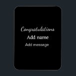 Íman Parabéns adicionam nome mensagem simples formando<br><div class="desc">Design</div>