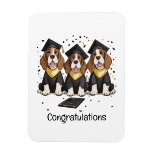 Íman Parabéns Cães de Caça-Caça de Graduação