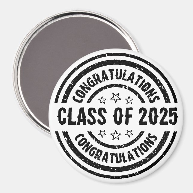 Íman Parabéns Classe de 20XX (Front/Back)