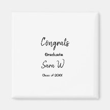 Parabéns classe de nome de ano de adição escola co