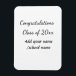 Íman Parabéns classe de nome de ano de adição escola co<br><div class="desc">design</div>