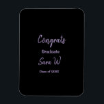 Íman Parabéns classe de nome de ano de adição escola co<br><div class="desc">design</div>