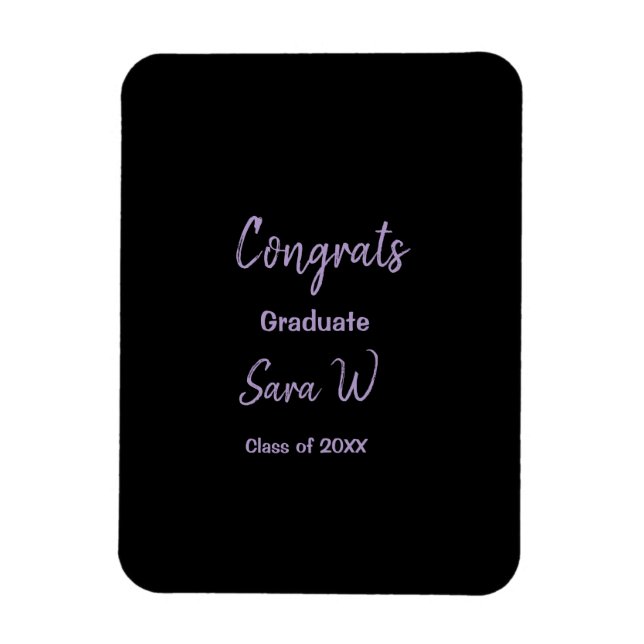 Íman Parabéns classe de nome de ano de adição escola co (Vertical)