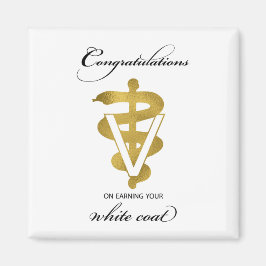 Íman Parabéns de Cerimônia de Casaco Veterinária