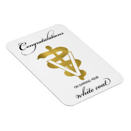 Íman Parabéns de Cerimônia de Casaco Veterinária