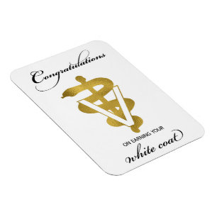 Íman Parabéns de Cerimônia de Casaco Veterinária