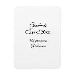 Íman Parabéns de graduação simples, adicionar classes m