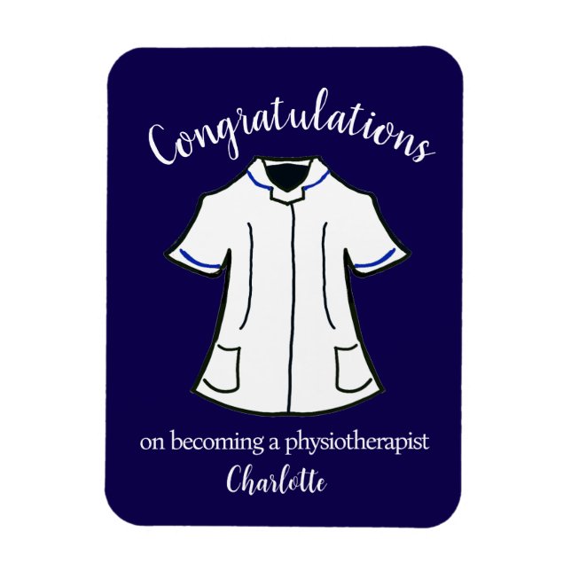 Íman Parabéns em se tornar um fisioterapeuta (Vertical)