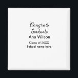 Íman parabéns formando adicionar nome classe ano<br><div class="desc">Design</div>