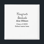 Íman parabéns formando adicionar nome classe ano<br><div class="desc">Design</div>