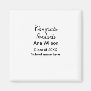 Íman parabéns formando adicionar nome classe ano