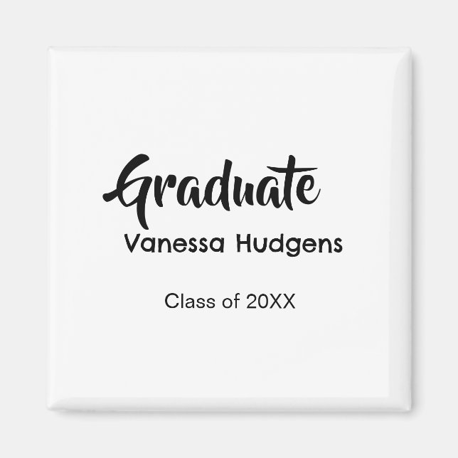 Íman Parabéns graduado nome data ano turma universidade (Frente)