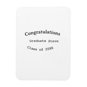 Íman Parabéns graduado nome turma de 20XX tipo w