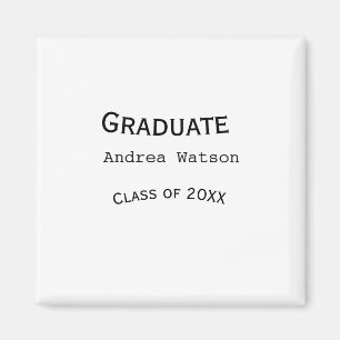 Íman Parabéns graduado nome turma de 20XX tipo w