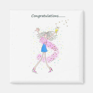 Íman parabéns ímã