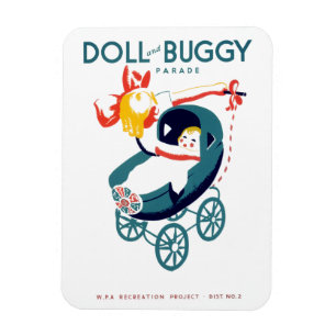 Íman Parada Doll and Buggy