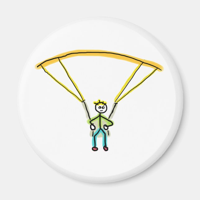 Íman Paragliding Stickman (Frente)