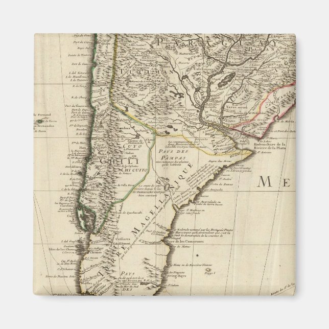 Íman Paraguai, América do Sul (Frente)