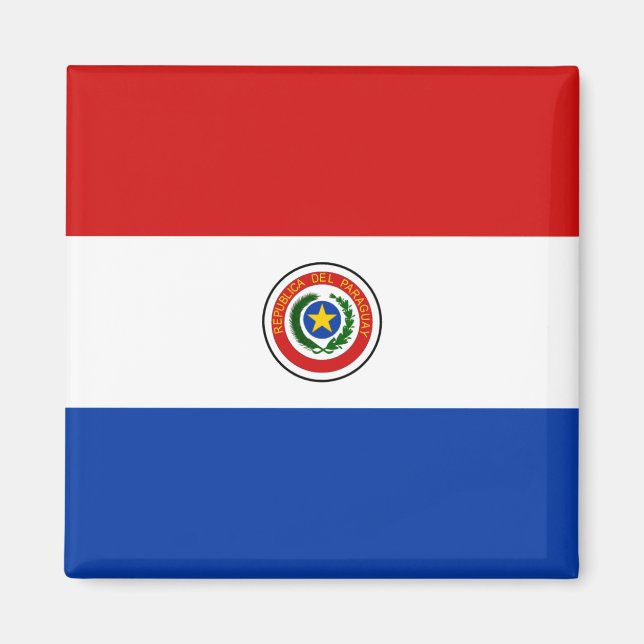 Íman Paraguai Flag Magnet (Frente)