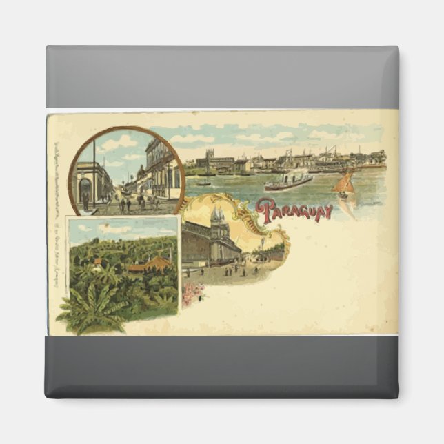 Íman Paraguai, Vintage (Frente)