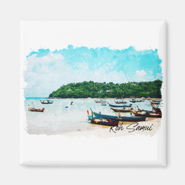Íman Paraíso de praia de Koh Samui tailândia (Frente)