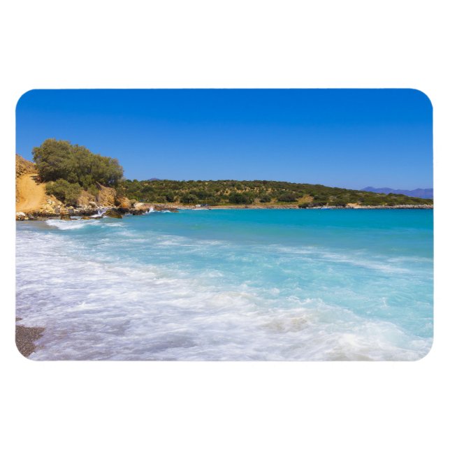 Íman Paraíso Tropical de Praia Exótica (Horizontal)