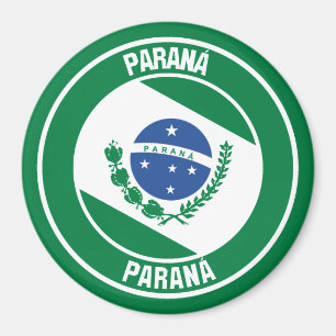 Íman Paraná Round Emblem