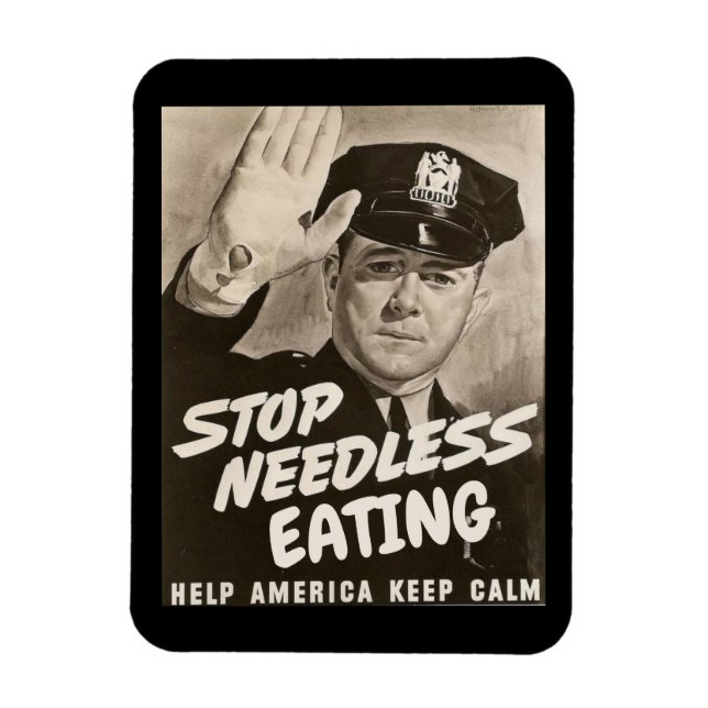 Íman Parar de comer (Vertical)