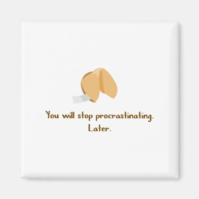 Íman Parar de Procrastinar (Frente)