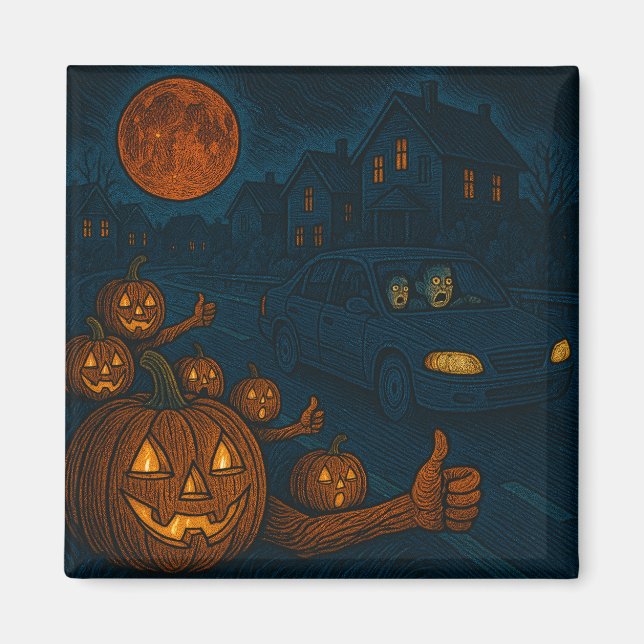 Íman Parar o carro no Halloween (Frente)