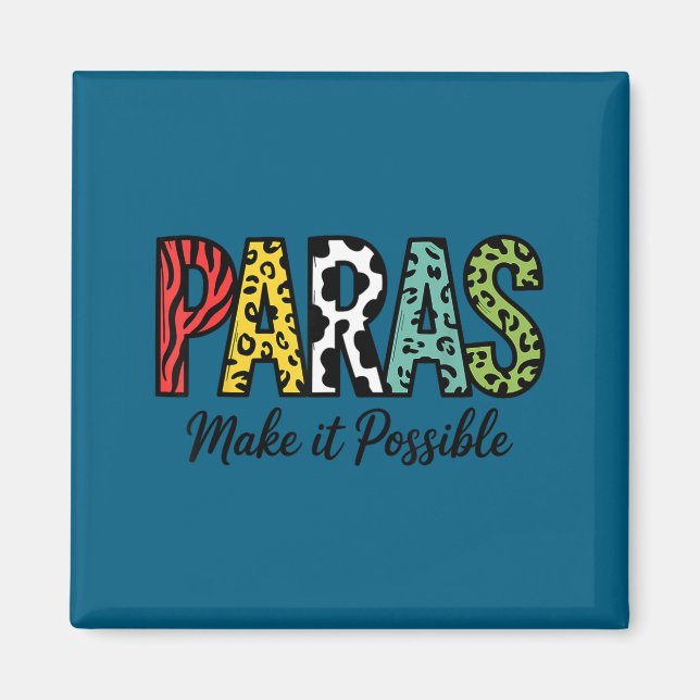Íman Paras tornam possível professor paraprofissional (Frente)