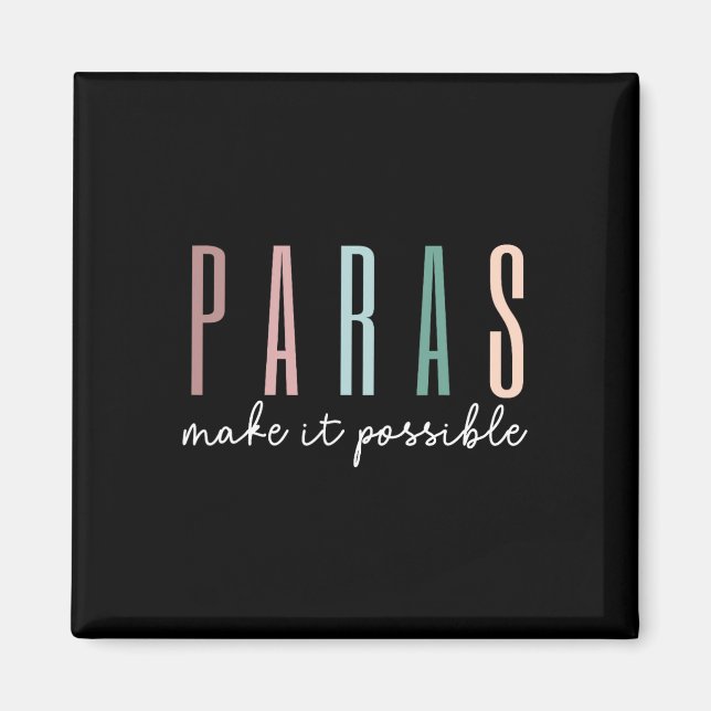 Íman Paras Tornam Possível Profissional Auxiliar de Ens (Frente)