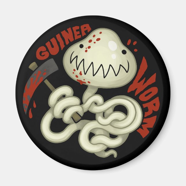 Íman PARASITAS: Verme-guineense (Frente)