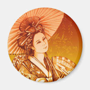 Íman Parasol Imán da gueixa