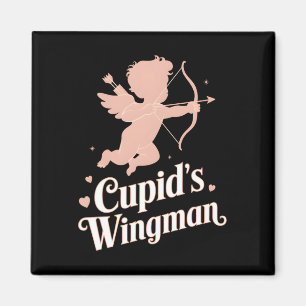 Íman Parceiro de Cupido Design de Anjo Engraçado do Dia