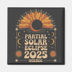 Íman Parcial Solar Eclipse 2025 Quebec Canadá