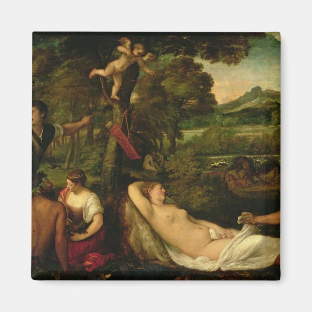 Íman Pardo Venus ou Júpiter e Antiope (Frente)