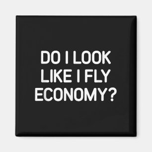 Íman Pareço que vôo na classe econômica, engraçado, pia
