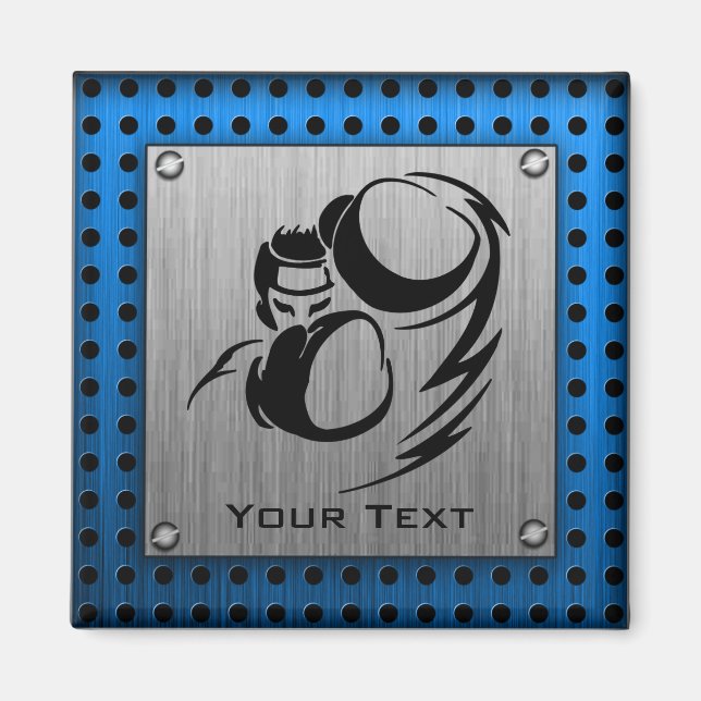 Íman Parede de metal escovado Boxer (Frente)