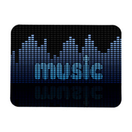 Íman Parede de Ondas de Música do Equalizador Digital