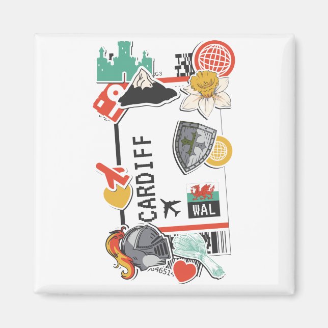 ÍMAN PAREDES DE CARTÃO DE PASSAGEM (Frente)